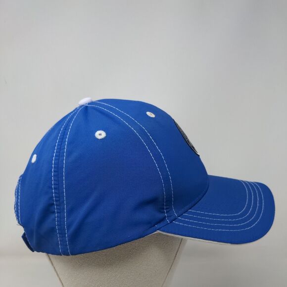 US Kids Golf Tournament Players Association Caddie Strapback Hat Blue One Size - Picture 4 of 7